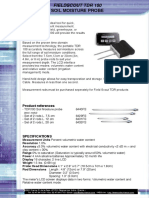 Soil Moisture Probe: Product References