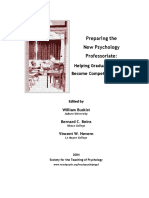 Preparing The New Psychology Professoriate:: Helping Graduate Students Become Competent Teachers