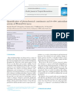 Quantification of Phytochemical Constituents and In-Vitro Antioxidant Activity of Mesua Ferrea Leaves