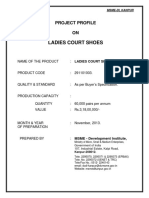 Ladies Court Shoes: Project Profile ON