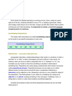 (Conjoins) Parts of A Sentence.: Coordinating Conjunctions