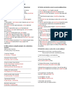 English IV Workshop Conditionals