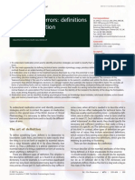 Medication Error - Definition and Classification PDF