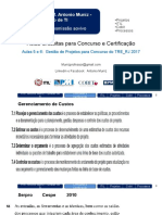 Canal Muniz - TRE-RJ2017 - Gestão de Projetos - Aulas 5 e 6 ALUNOS