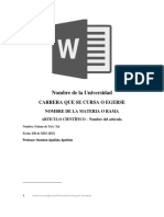 Plantilla de Articulo Cientifico