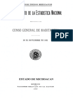 Censo General de Michoacán de 1921 PDF