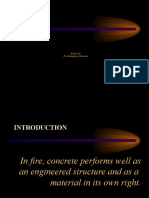 A Study On Fire Resistance of Concrete