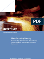 Accenture Manufacturing Mastery Executive Overview