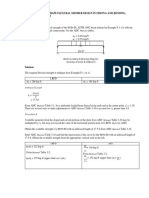 Example F.1-3A W-Shape Flexural Member Design in Strong-Axis Bending, Braced at Midspan Given