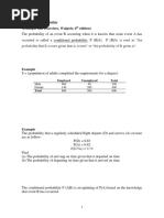 Conditional Probability (Example and Exercises, Walpole, 8 Edition)