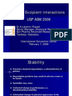 Drug - Excipient Interactions