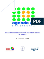 Agenda 21 Sergipe Relatoria Debates