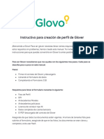 Creación de Perfil de Glover GTM