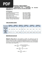 Décimo Informe Práctica de Laboratorio de Fluidos de Perforación y Completamiento