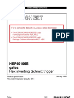 Data Sheet: HEF40106B Gates