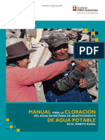 Manual para La Cloracion Agua en Zonas Rurales - 1