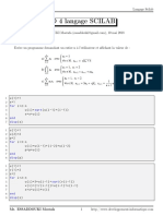 TD4 Langage Scilab