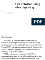 Secure File Transfer Using Double Imposing