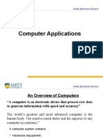 Computer Applications: Amity Business School