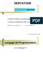 Langage C Preparation 01