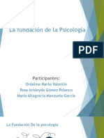 La Fundación de La Psicología