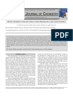 Chlorine Adsorption of Activated Carbons, Carbon Molecular Sieves and Carbon Nanotubes