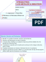 Deformation and Mechanical Behaviour