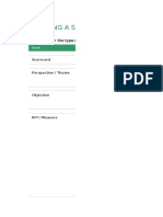 Scorecard Definitions and Input