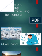 Reading and Measuring Temperature Using Thermometer