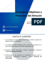 Conceptos, Objetivos, Funciones de Almacen