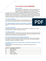 Everything You Wanted To Know About Stamp Duty: Article No. Description of Instrument