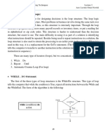 Problems Solving With Loops:: WHILE DO Statement