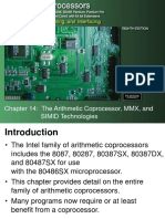 Chapter14 - THE ARITHMETIC COPROCESSOR, MMX, AND SIMD TECHNOLOGIES