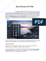 How To Dual Boot Phoenix OS With Windows