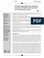 The Efficacy of Kinesiology Taping For Improving Gross Motor Function in Children With Cerebral Palsy: A Systematic Review