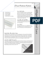 Alligator Spiral Lace Fastener System: Market Applications