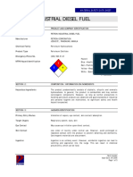 MSDS Petron Industrial Diesel Fuel