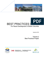 Best Practices Guide:: For Resort Development in British Columbia