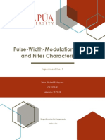 Pulse-Width-Modulation (PWM) and Filter Characteristics: Experiment No. 1