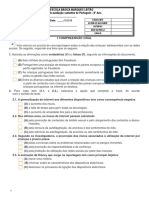 1º Teste - 1º Período 8º Ano (2) Docx