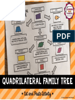 Quadrilateral Family Tree Cut and Paste Activity