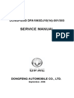 Service Manual: DONGFENG DFA1063DJ10 (14) - 301/303