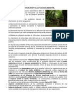 Identificación y Clasificación Ambiental