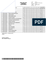 Daftar Nilai Ujian: Universitas Kaltara