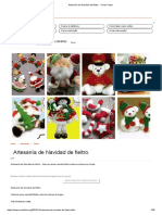 Artesanía de Navidad de Fieltro. - Como Fazer PDF