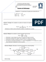 Examen de Examen de Rattrapage Système Asservis 2017 2016