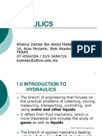 Zaman of Chapter 1 - Introduction of Hydraulics