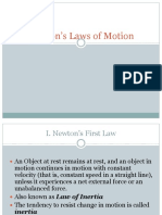 Newtons Laws of Motion