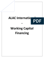 ALAC International - Working Capital Financing