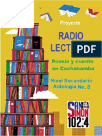 Proyecto Radio Lecturas. Poesía y Cuento en Cochabamba: Antología No. 8